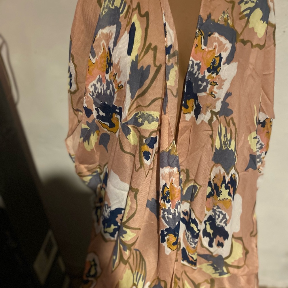 Floral Patterned Kimono